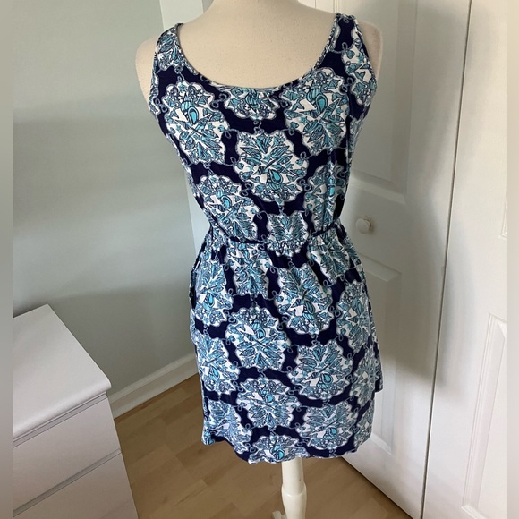 Lilly Pulitzer Hey Sailor Kori Nautical Blue Mini Dress Small - Picture 4 of 6
